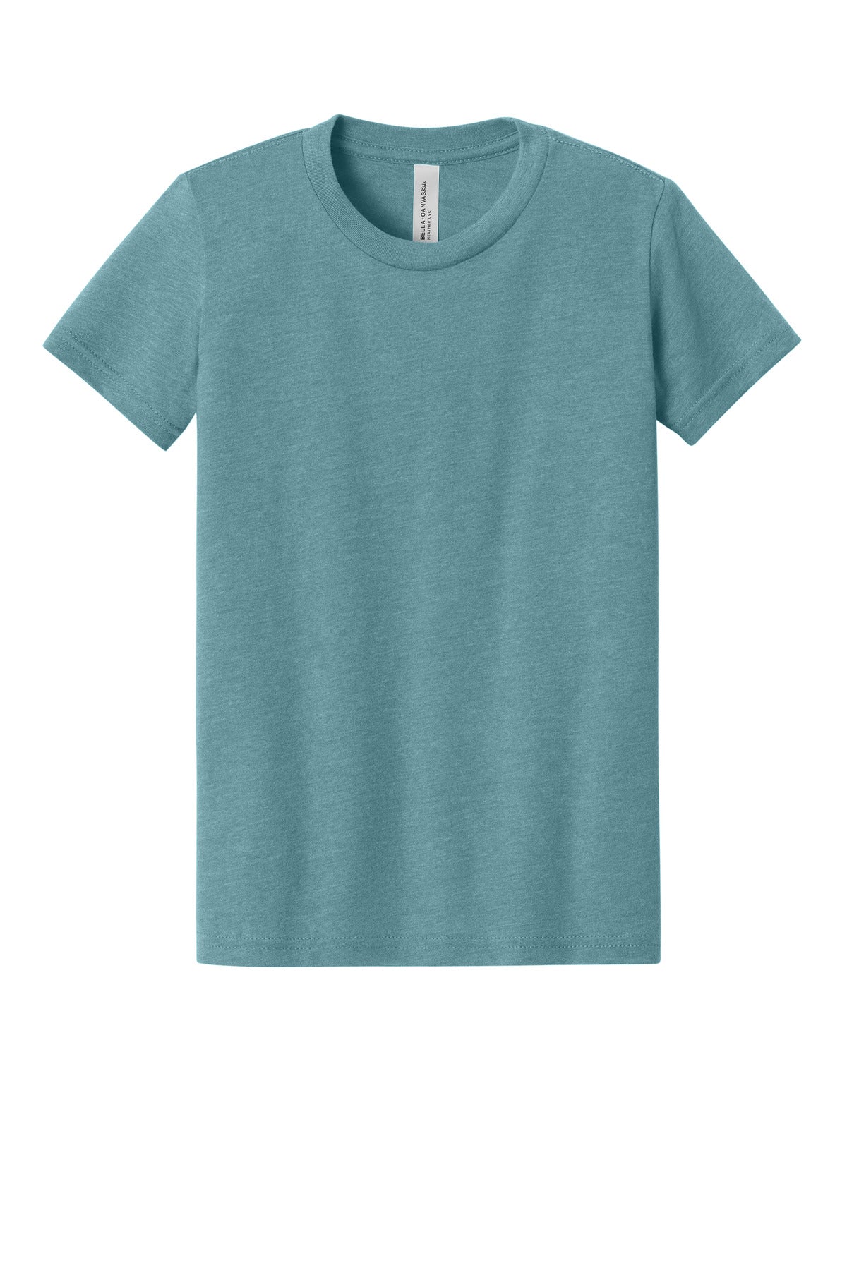 BELLA+CANVAS Youth Heather CVC Tee. BC3001YCVC (Choose Your Design)