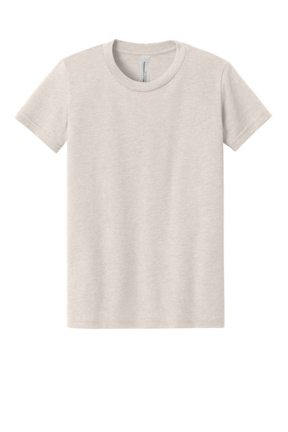 BELLA+CANVAS Youth Heather CVC Tee. BC3001YCVC (Choose Your Design)
