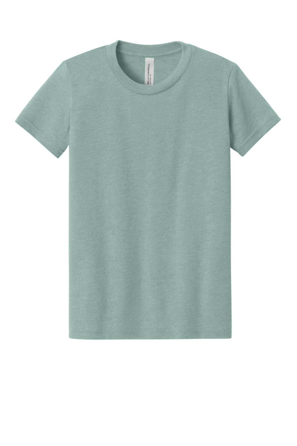 BELLA+CANVAS Youth Heather CVC Tee. BC3001YCVC (Choose Your Design)