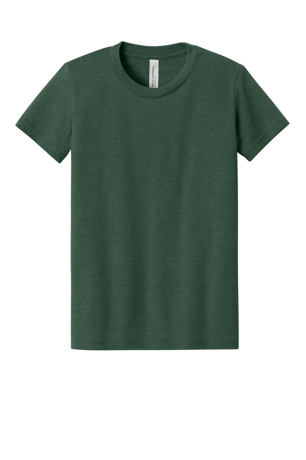 BELLA+CANVAS Youth Heather CVC Tee. BC3001YCVC (Choose Your Design)