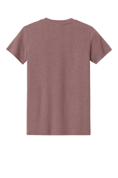 BELLA+CANVAS Youth Heather CVC Tee. BC3001YCVC (Choose Your Design)