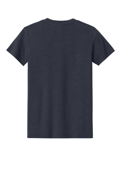 BELLA+CANVAS Youth Heather CVC Tee. BC3001YCVC (Choose Your Design)