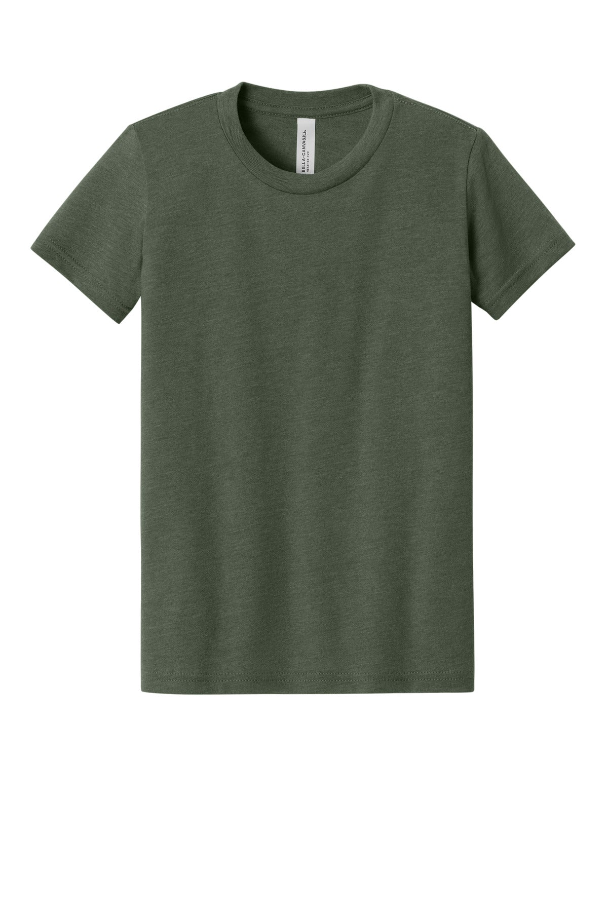 BELLA+CANVAS Youth Heather CVC Tee. BC3001YCVC (Choose Your Design)