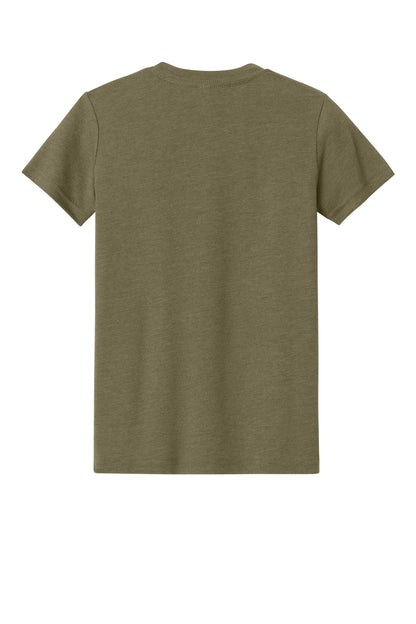 BELLA+CANVAS Youth Heather CVC Tee. BC3001YCVC (Choose Your Design)