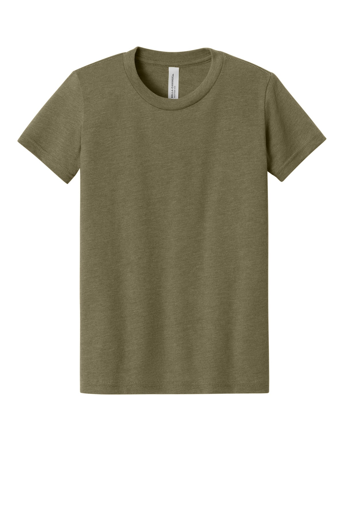 BELLA+CANVAS Youth Heather CVC Tee. BC3001YCVC (Choose Your Design)