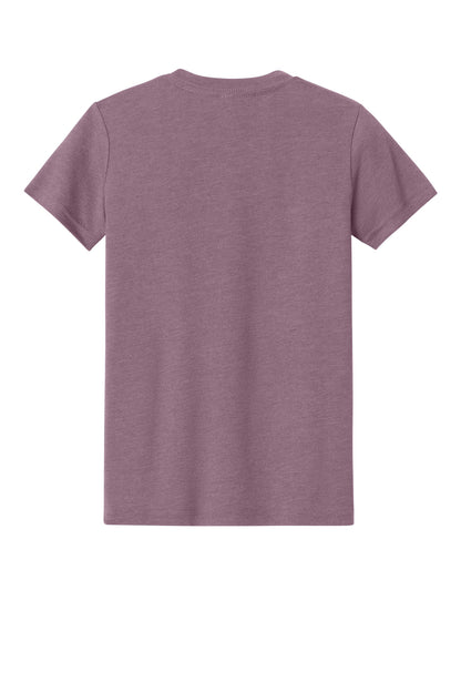 BELLA+CANVAS Youth Heather CVC Tee. BC3001YCVC (Choose Your Design)
