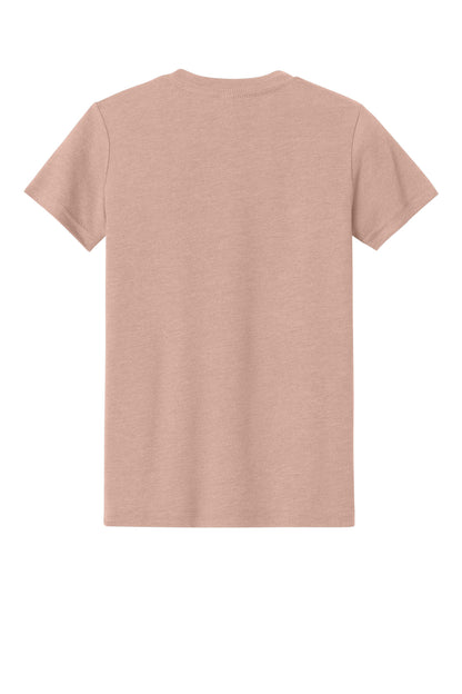 BELLA+CANVAS Youth Heather CVC Tee. BC3001YCVC (Choose Your Design)