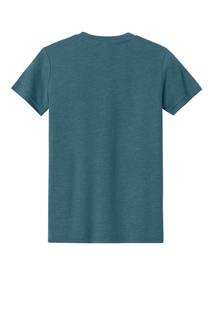 BELLA+CANVAS Youth Heather CVC Tee. BC3001YCVC (Choose Your Design)
