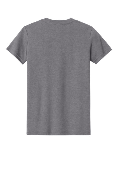 BELLA+CANVAS Youth Heather CVC Tee. BC3001YCVC (Choose Your Design)