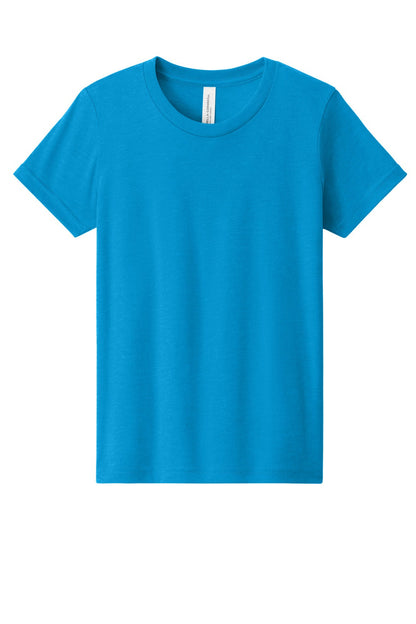 BELLA+CANVAS Youth Heather CVC Tee. BC3001YCVC (Choose Your Design)