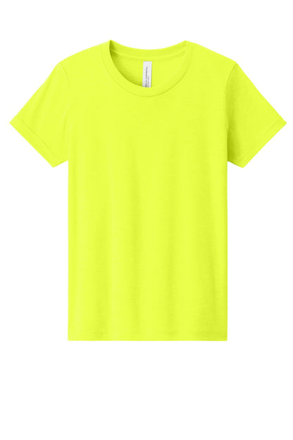 BELLA+CANVAS Youth Heather CVC Tee. BC3001YCVC (Choose Your Design)