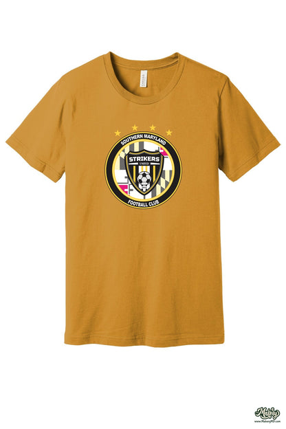Short Sleeve Ringspun Cotton Tee / Mustard / front