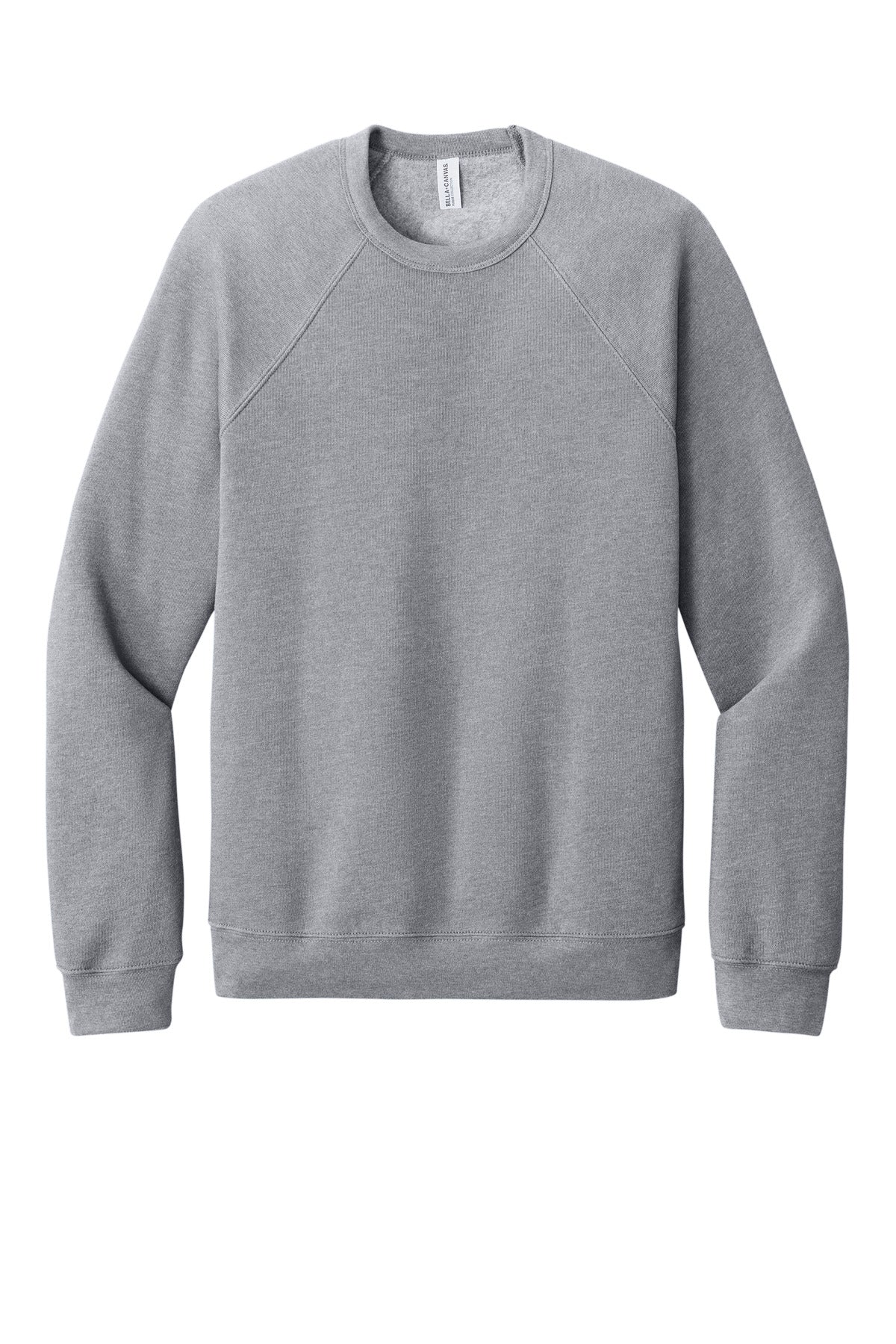 BELLA+CANVAS  Unisex Sponge Fleece Raglan Sweatshirt. BC3901