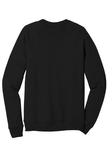 BELLA+CANVAS  Unisex Sponge Fleece Raglan Sweatshirt. BC3901