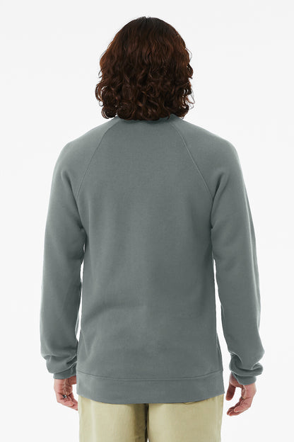 BELLA+CANVAS  Unisex Sponge Fleece Raglan Sweatshirt. BC3901