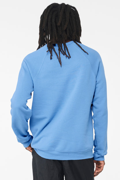 BELLA+CANVAS  Unisex Sponge Fleece Raglan Sweatshirt. BC3901