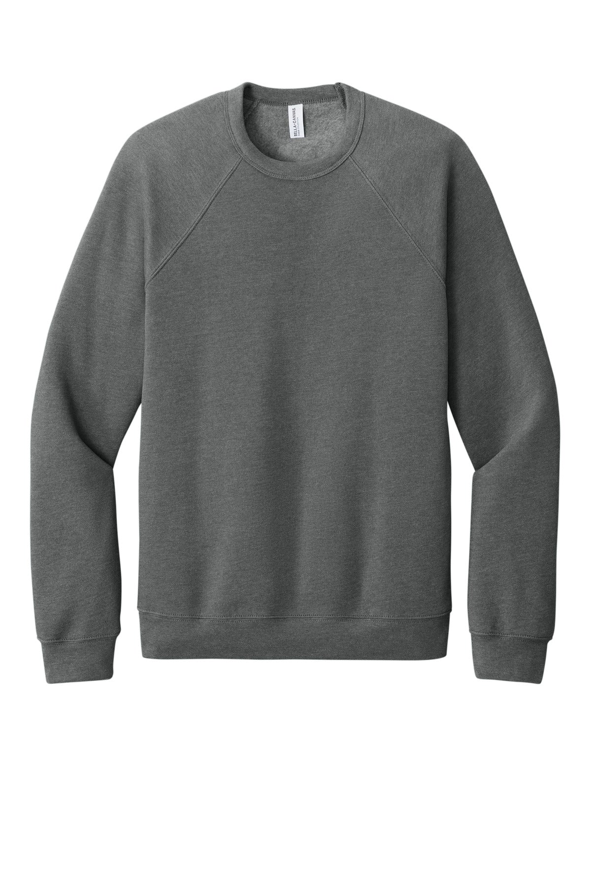 BELLA+CANVAS  Unisex Sponge Fleece Raglan Sweatshirt. BC3901