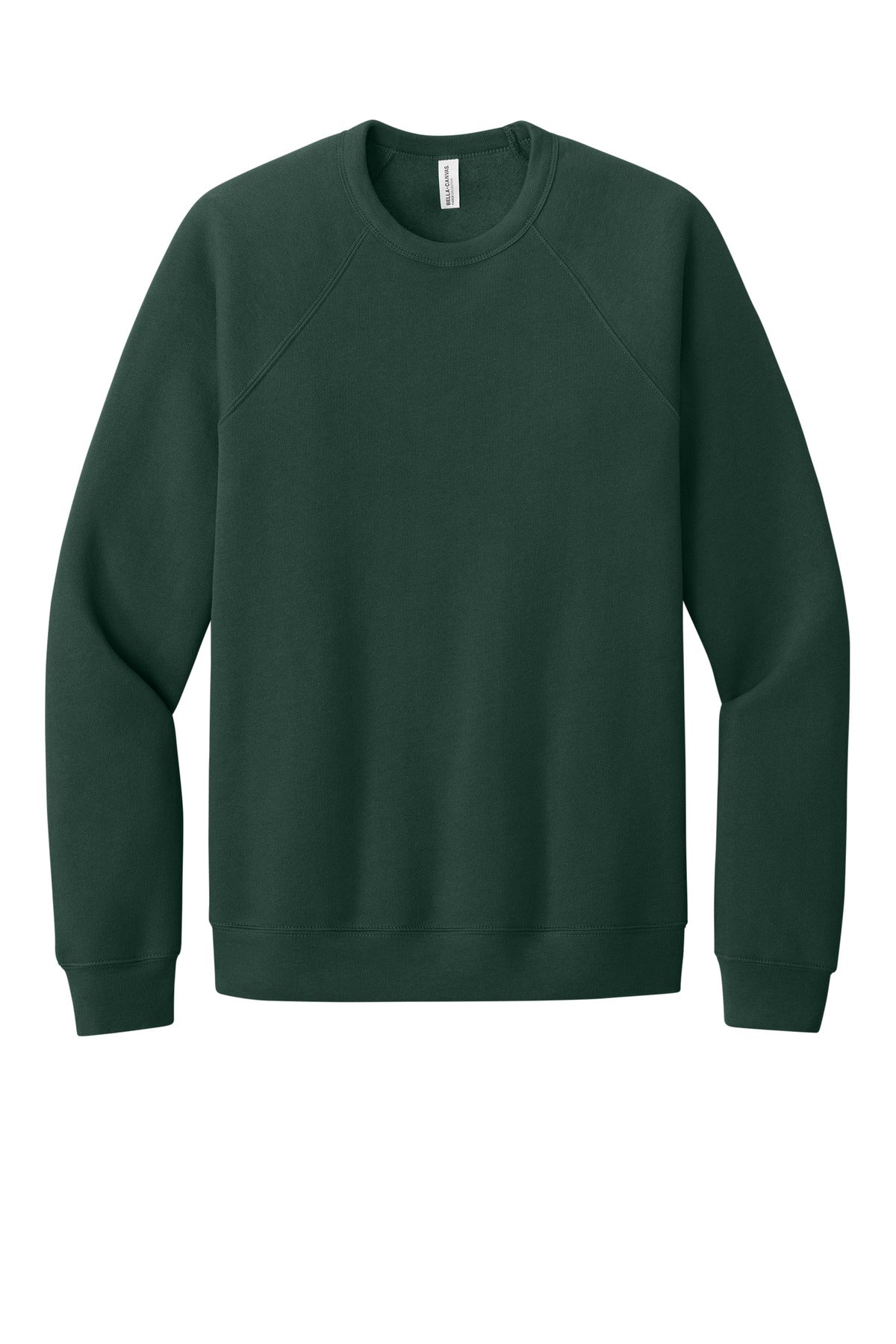 BELLA+CANVAS  Unisex Sponge Fleece Raglan Sweatshirt. BC3901