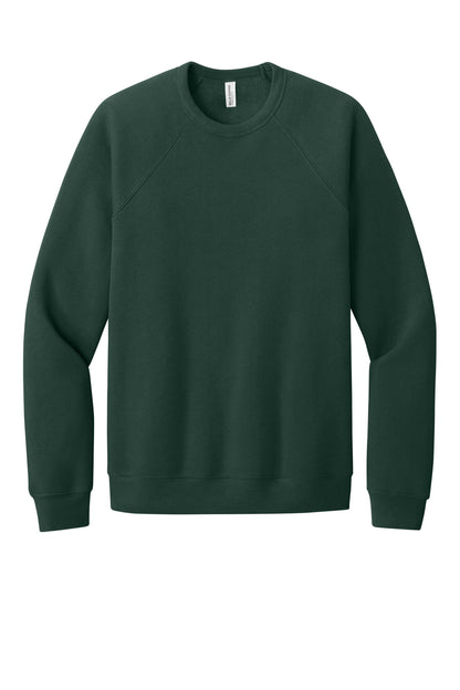 BELLA+CANVAS  Unisex Sponge Fleece Raglan Sweatshirt. BC3901