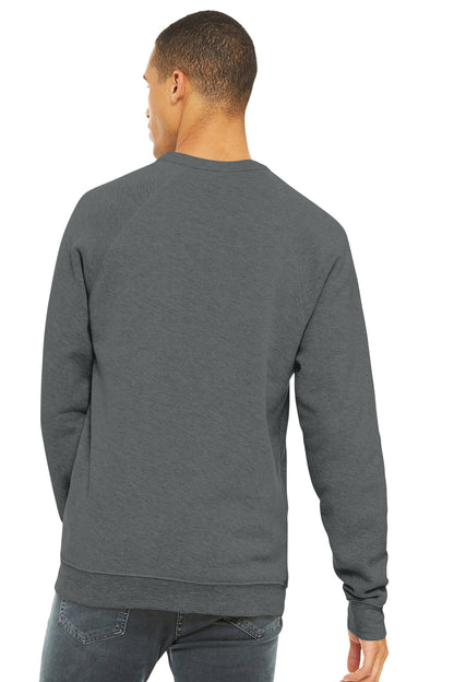BELLA+CANVAS  Unisex Sponge Fleece Raglan Sweatshirt. BC3901
