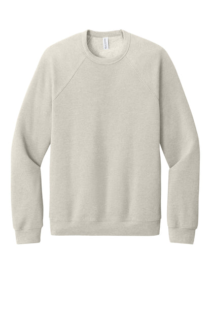 BELLA+CANVAS  Unisex Sponge Fleece Raglan Sweatshirt. BC3901
