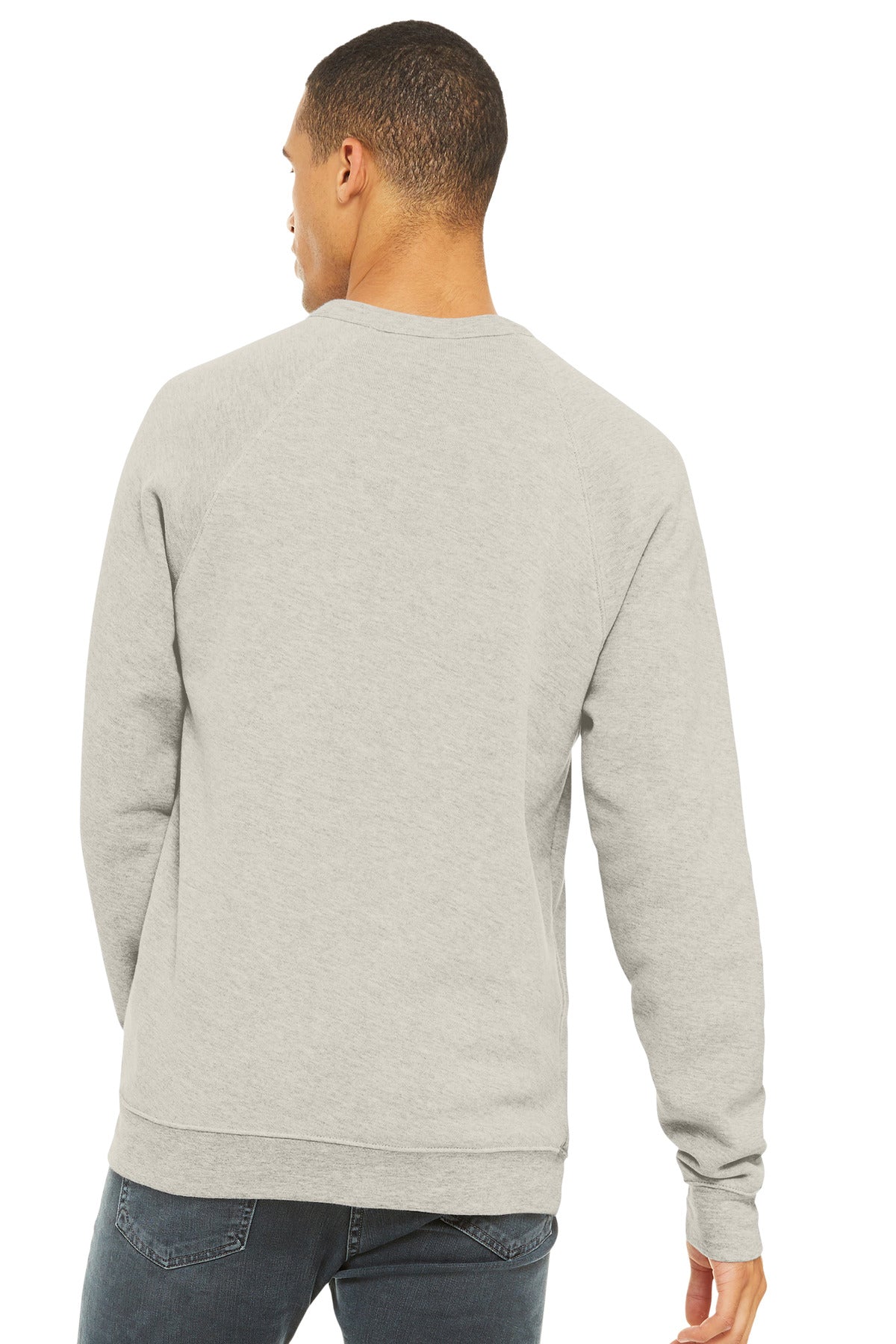 BELLA+CANVAS  Unisex Sponge Fleece Raglan Sweatshirt. BC3901