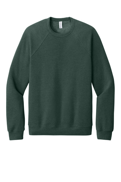 BELLA+CANVAS  Unisex Sponge Fleece Raglan Sweatshirt. BC3901