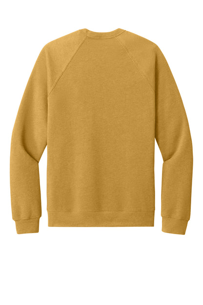 BELLA+CANVAS  Unisex Sponge Fleece Raglan Sweatshirt. BC3901