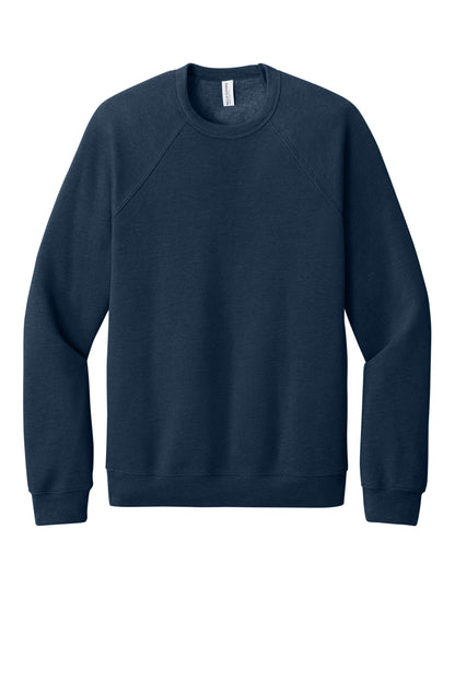 BELLA+CANVAS  Unisex Sponge Fleece Raglan Sweatshirt. BC3901