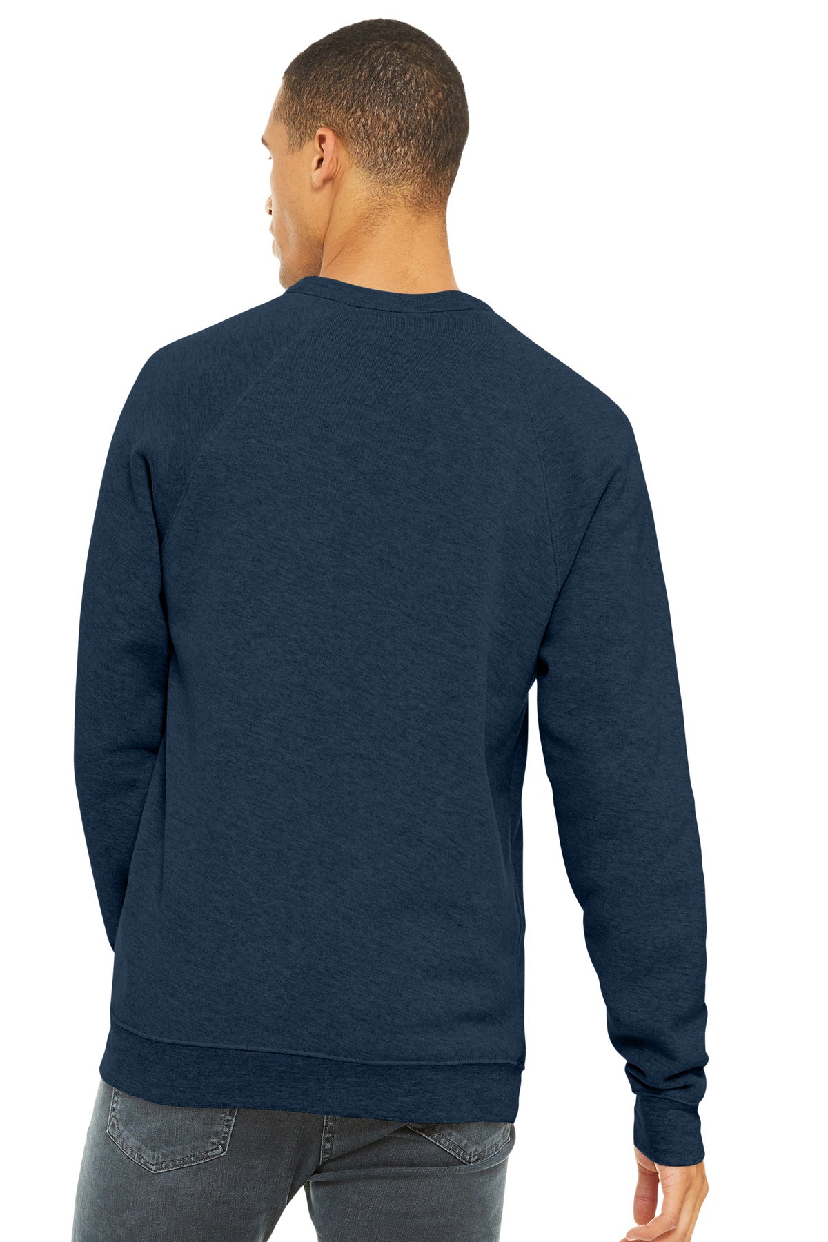 BELLA+CANVAS  Unisex Sponge Fleece Raglan Sweatshirt. BC3901