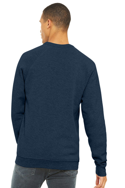 BELLA+CANVAS  Unisex Sponge Fleece Raglan Sweatshirt. BC3901