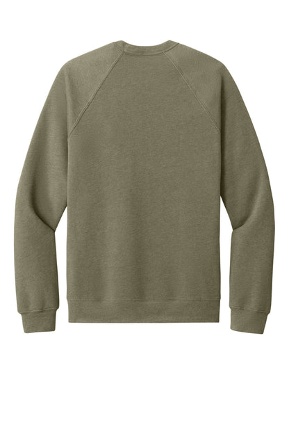 BELLA+CANVAS  Unisex Sponge Fleece Raglan Sweatshirt. BC3901