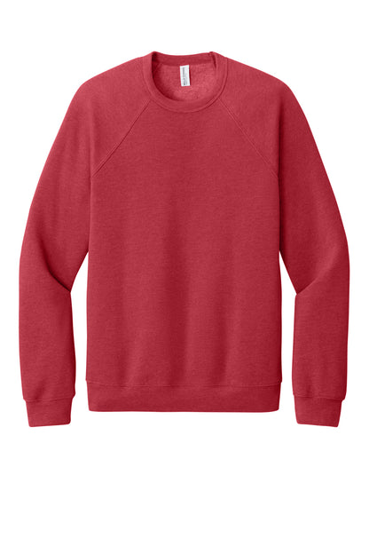 BELLA+CANVAS  Unisex Sponge Fleece Raglan Sweatshirt. BC3901