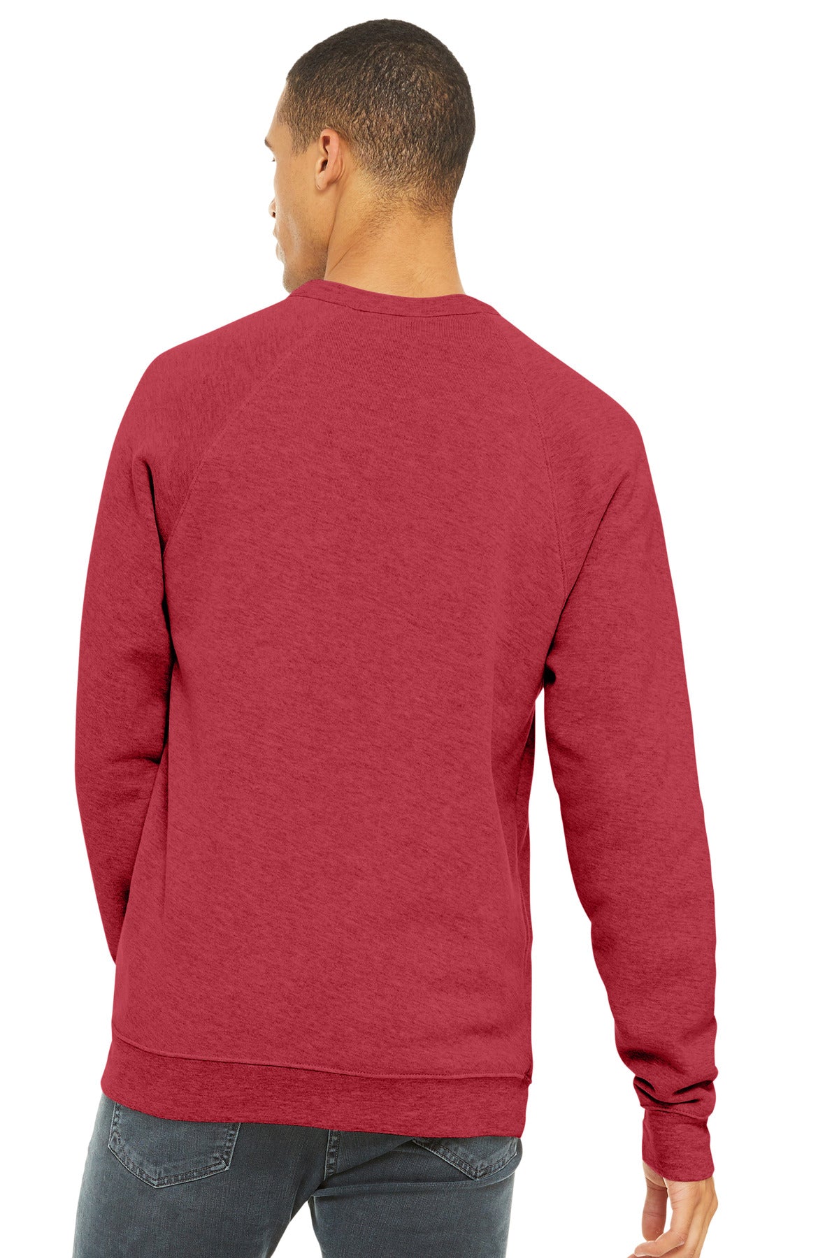 BELLA+CANVAS  Unisex Sponge Fleece Raglan Sweatshirt. BC3901