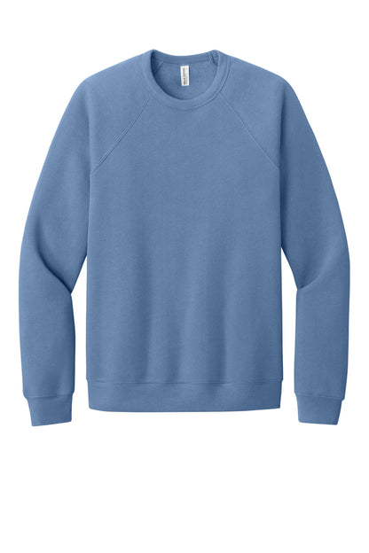 BELLA+CANVAS  Unisex Sponge Fleece Raglan Sweatshirt. BC3901