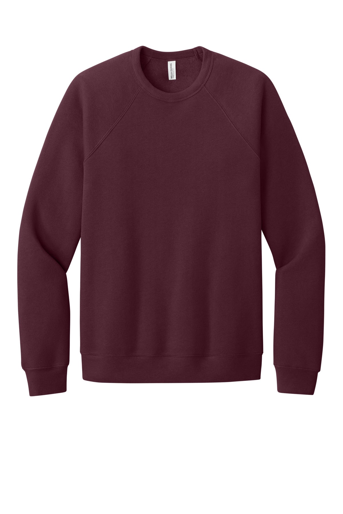 BELLA+CANVAS  Unisex Sponge Fleece Raglan Sweatshirt. BC3901