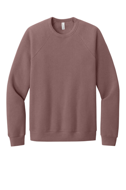 BELLA+CANVAS  Unisex Sponge Fleece Raglan Sweatshirt. BC3901