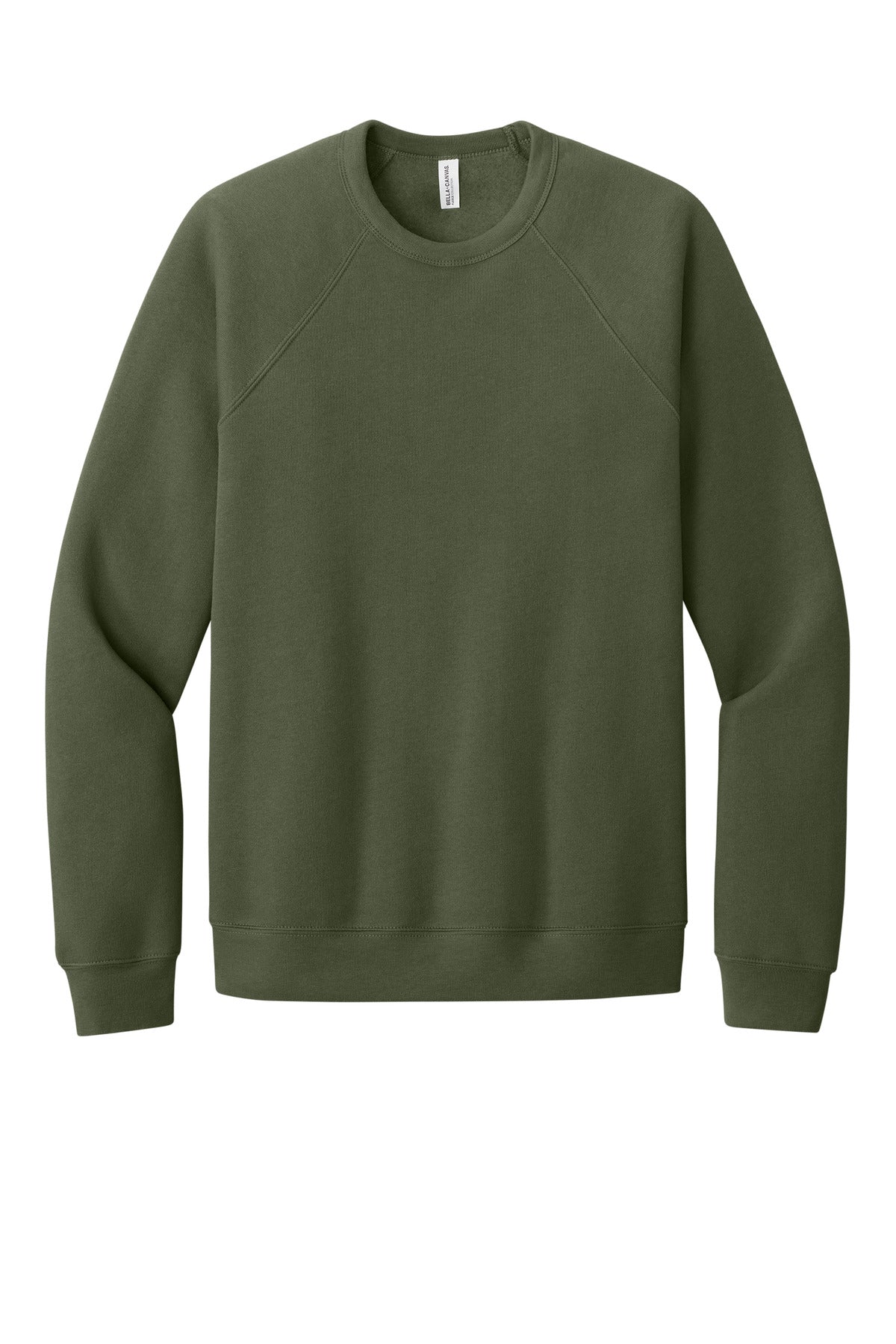 BELLA+CANVAS  Unisex Sponge Fleece Raglan Sweatshirt. BC3901