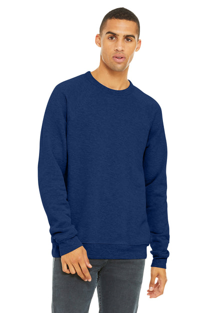BELLA+CANVAS  Unisex Sponge Fleece Raglan Sweatshirt. BC3901