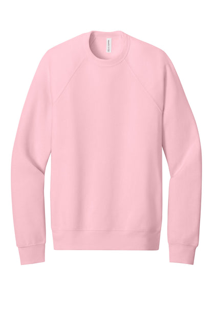 BELLA+CANVAS  Unisex Sponge Fleece Raglan Sweatshirt. BC3901