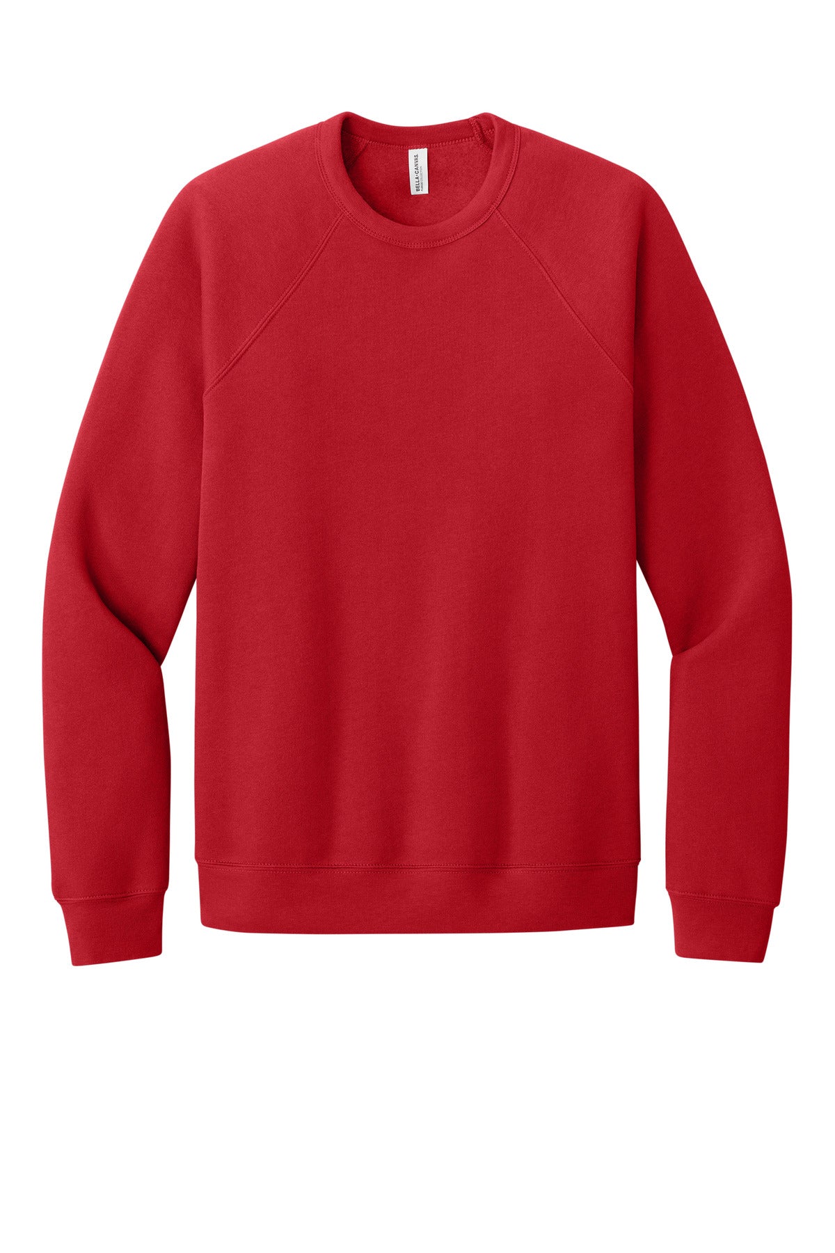 BELLA+CANVAS  Unisex Sponge Fleece Raglan Sweatshirt. BC3901
