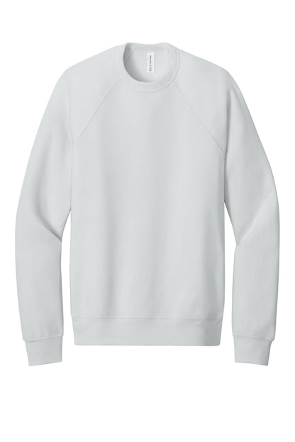 BELLA+CANVAS  Unisex Sponge Fleece Raglan Sweatshirt. BC3901