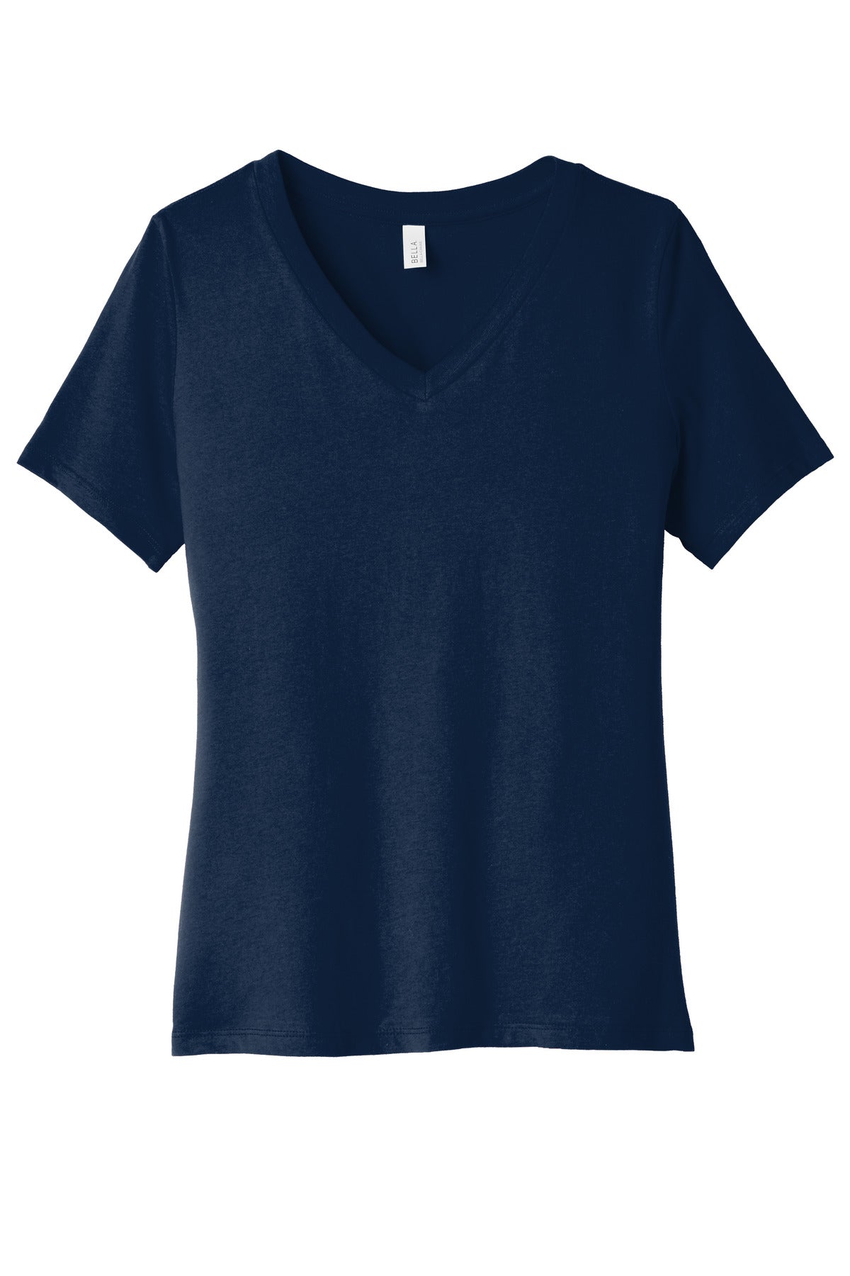 BELLA+CANVAS  Women's Relaxed Jersey Short Sleeve V-Neck Tee. BC6405