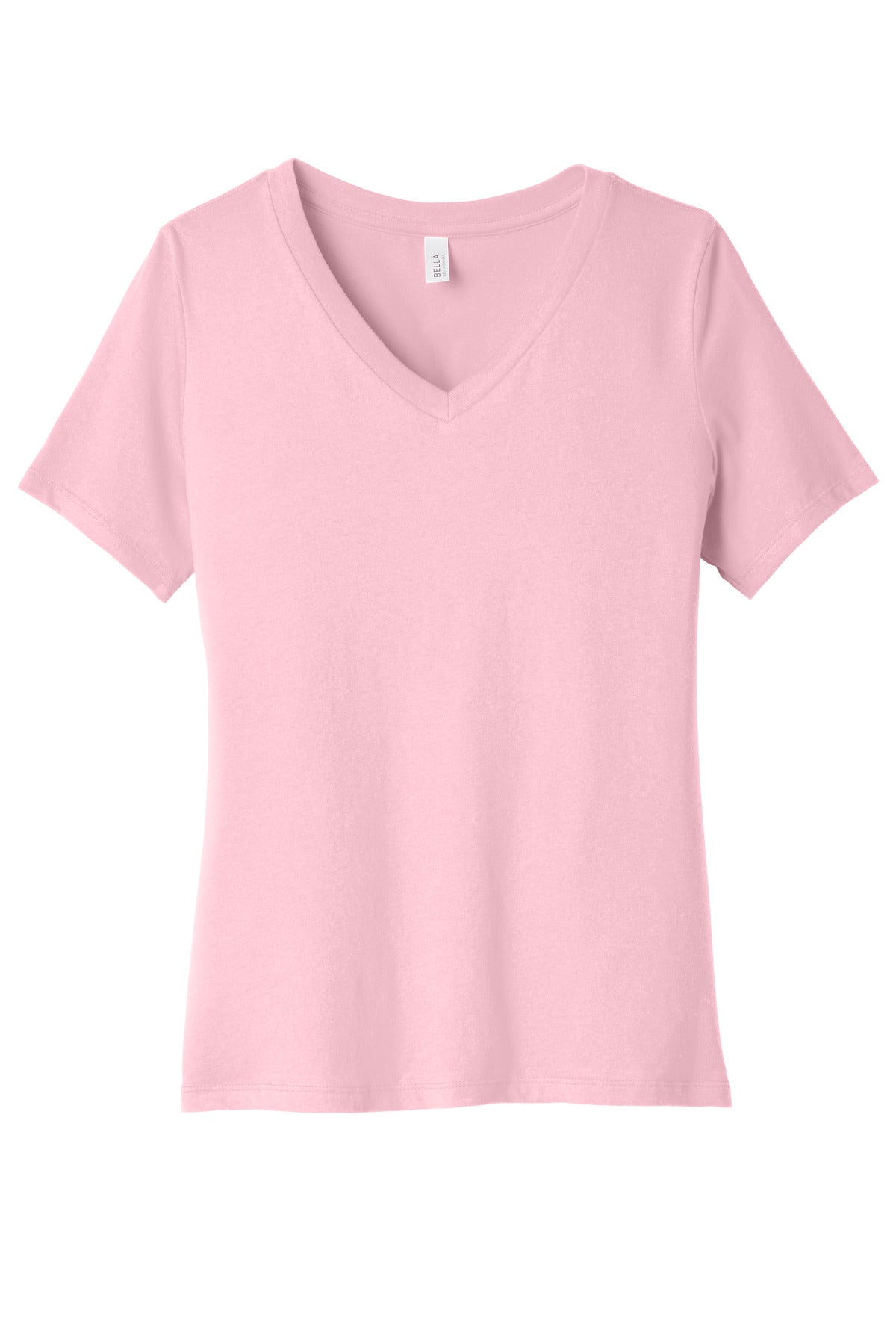BELLA+CANVAS  Women's Relaxed Jersey Short Sleeve V-Neck Tee. BC6405