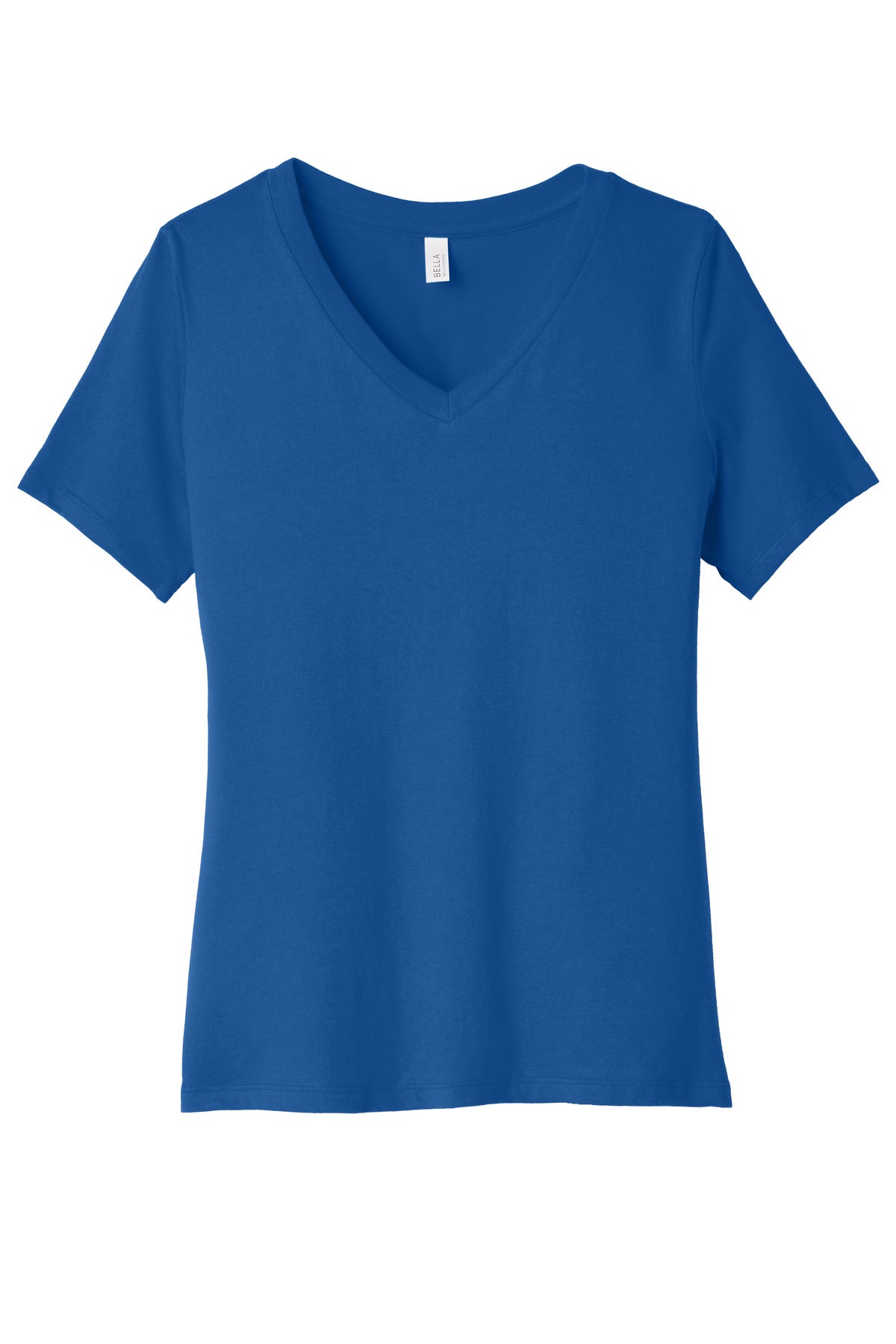 BELLA+CANVAS  Women's Relaxed Jersey Short Sleeve V-Neck Tee. BC6405