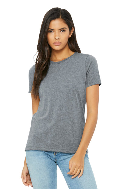 BELLA+CANVAS Women's Relaxed Triblend Tee BC6413 (Choose Your Logo)