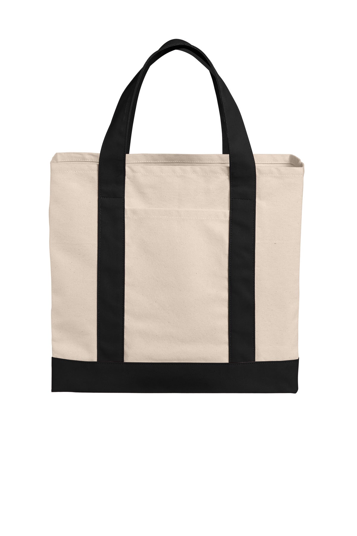 Port Authority Cotton Canvas Two-Tone Tote. BG429 (Choose Your Design)