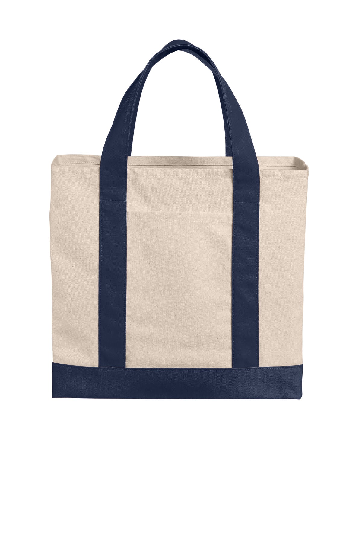 Port Authority Cotton Canvas Two-Tone Tote. BG429 (Choose Your Design)