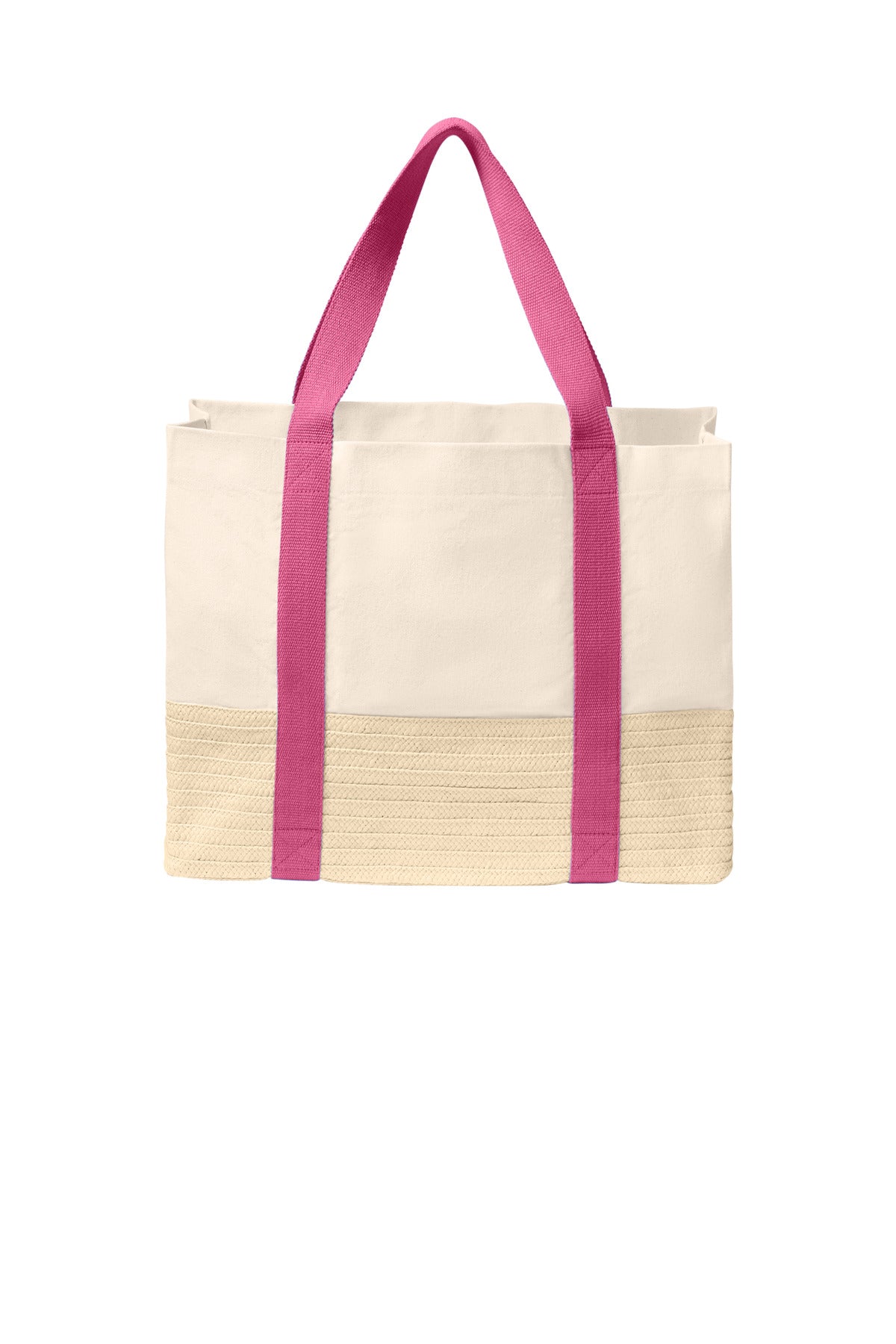 Straw Market Tote BG450 (Choose Your Logo)