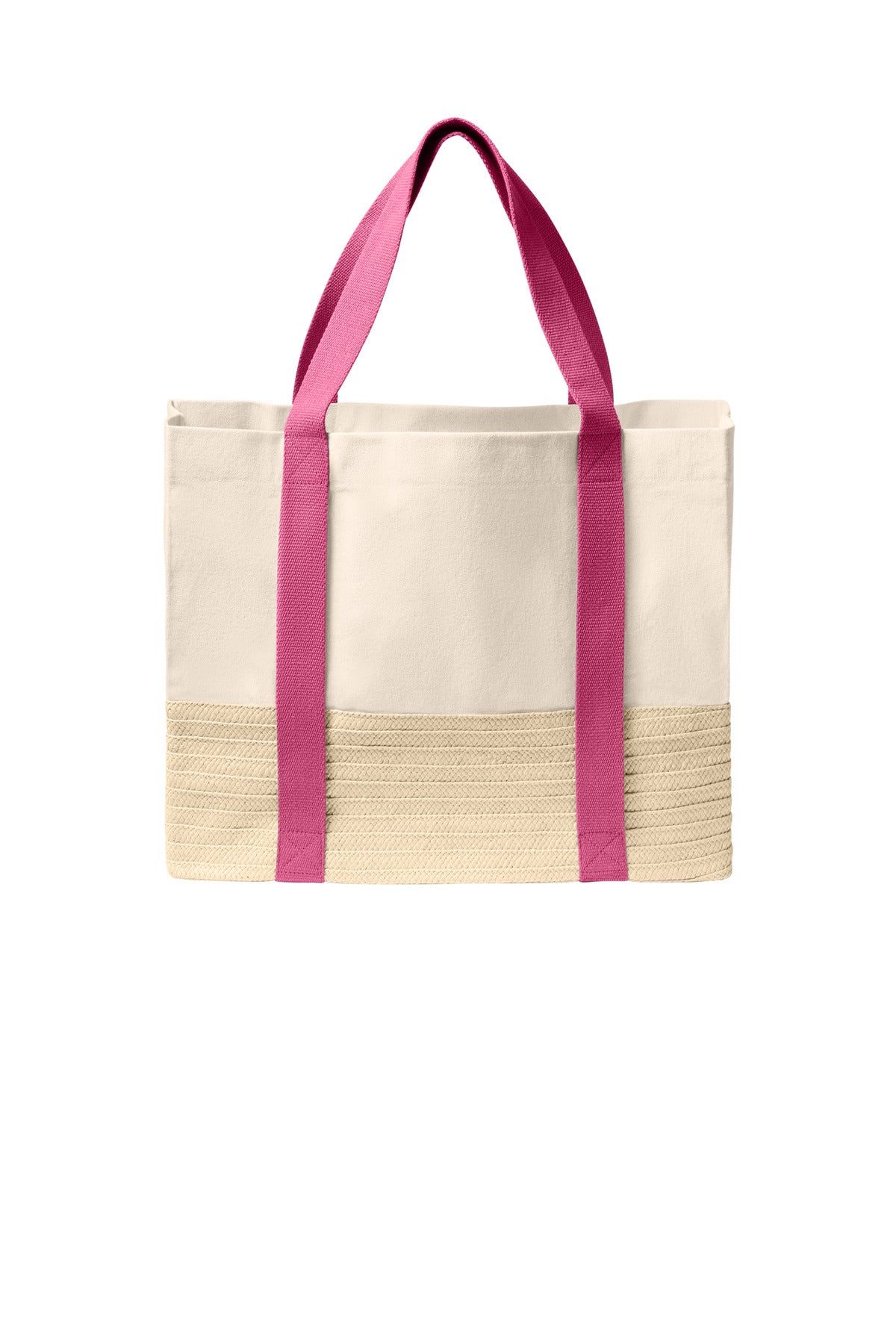Straw Market Tote BG450 (Choose Your Logo)